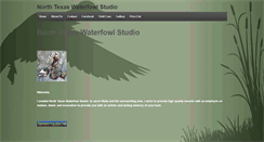 Desktop Screenshot of ntxwaterfowl.com