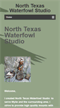 Mobile Screenshot of ntxwaterfowl.com