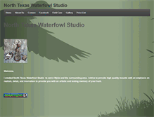 Tablet Screenshot of ntxwaterfowl.com